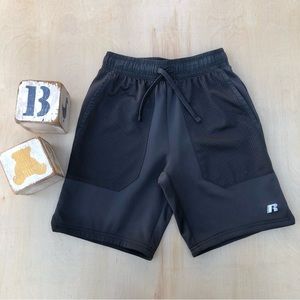 Russell Athletic Boys Basketball Black Pull On Shorts 10/12